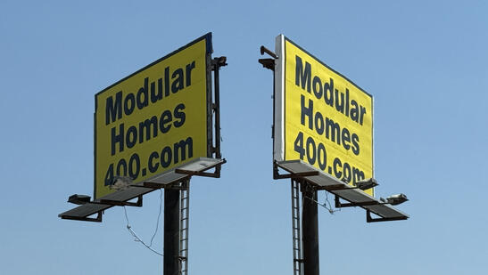 Sign of the Times - Thank you for visiting us! Modular Homes 400