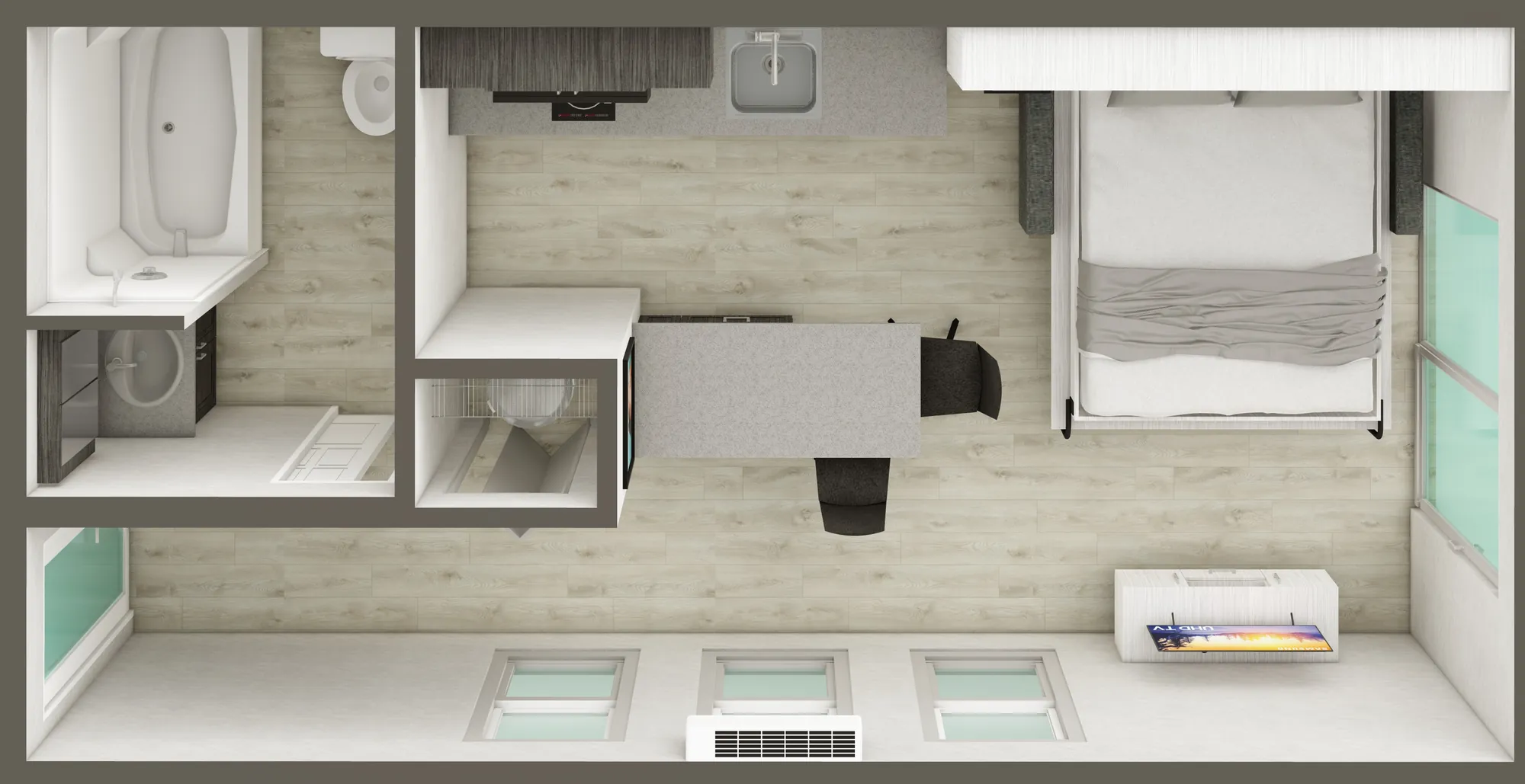 Flat 26 (ADU2412) 3D view