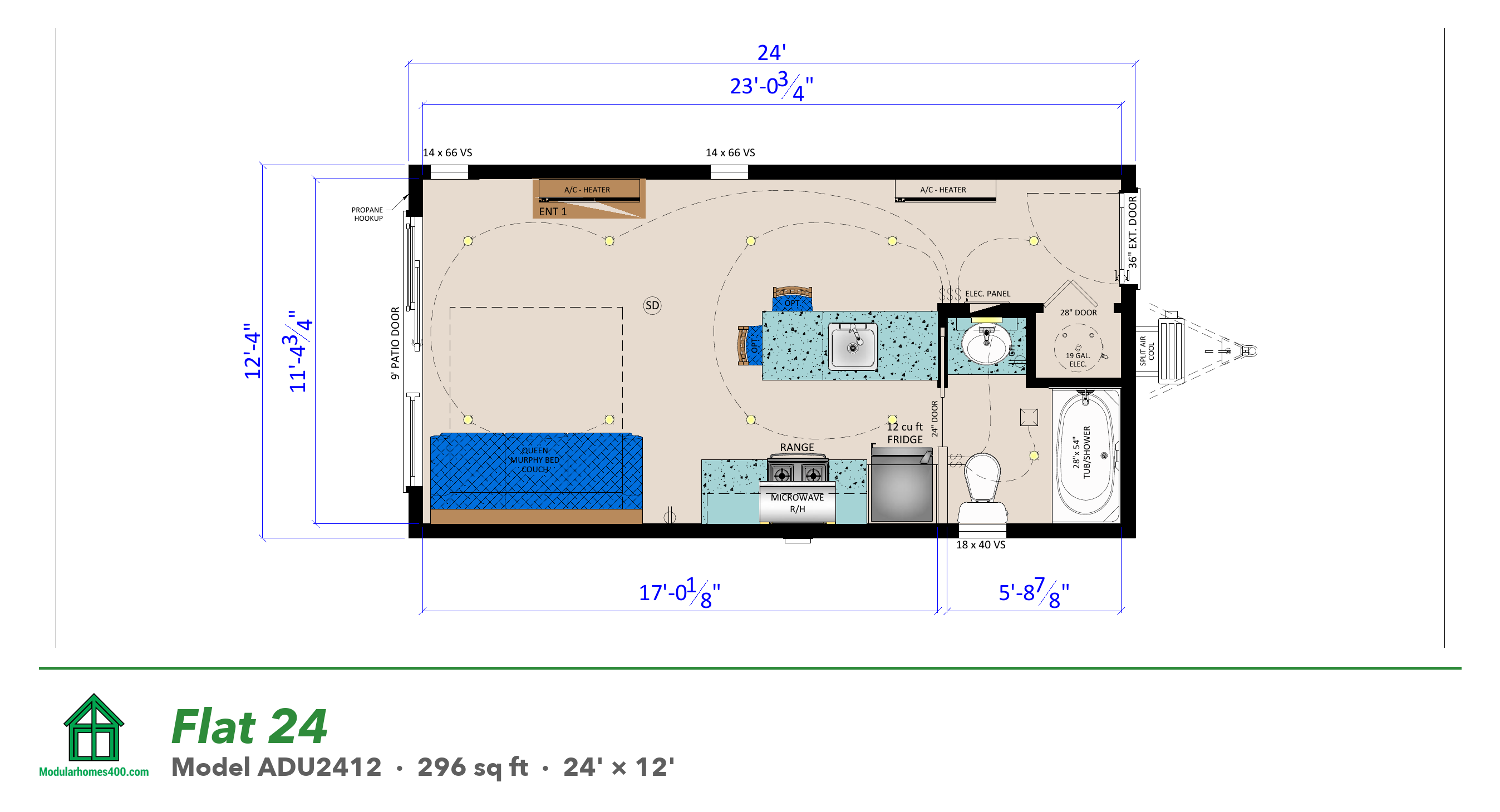 Flat 24 floor plan